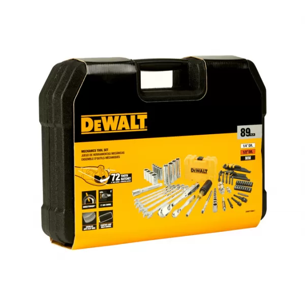 Gola sada 1/4" a 3/8" 89ks DeWALT DWMT73800-1