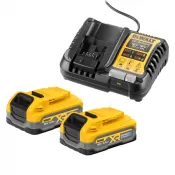 Sada nabíječky a akumulátorů 18V Dewalt