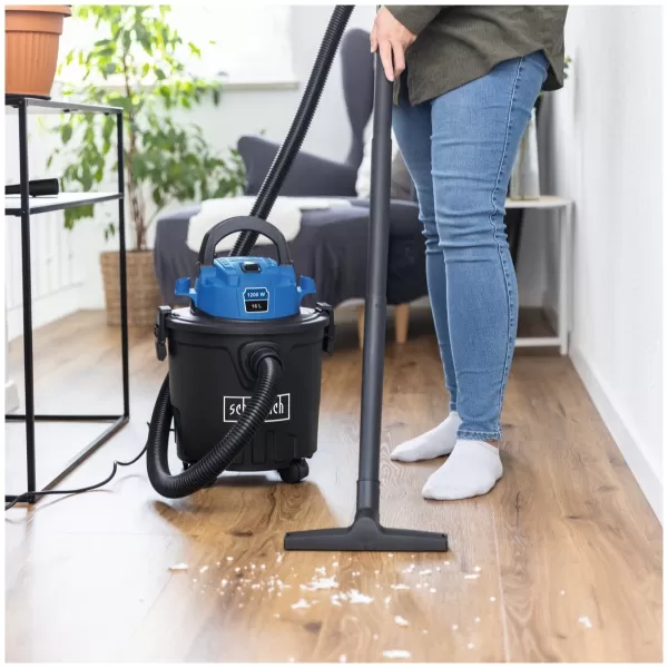 Průmyslový vysavač Scheppach VC 16 na suché a mokré vysávání