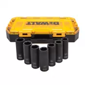 Sada prodloužených rázových hlavic 1/2" DeWalt DWMT74737-0 7ks
