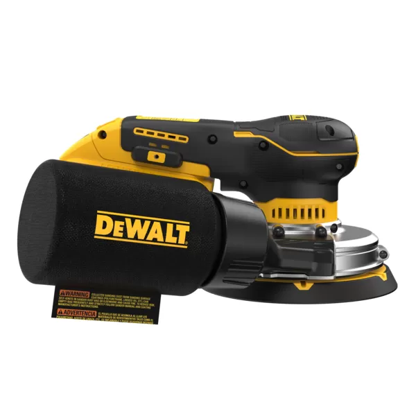 Aku excentrická bruska DeWALT DCW230N, 150 mm, bez akumulátorů