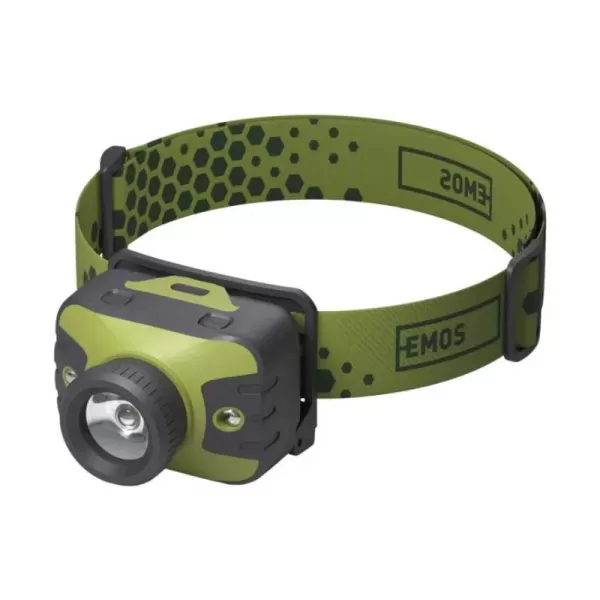 Čelovka EMOS P3539, 330 lm, 3xAAA,  LED, 200m