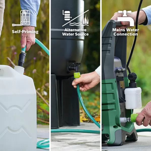 Aku vysokotlaký čistič Bosch UniversalAquatak 36V-100 + Self-Priming Kit