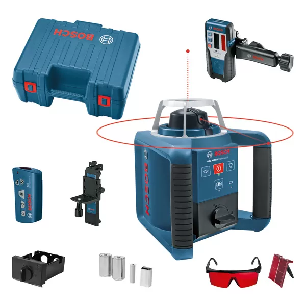 Laser rotační Bosch GRL 300 HV Professional set + L-BOXX