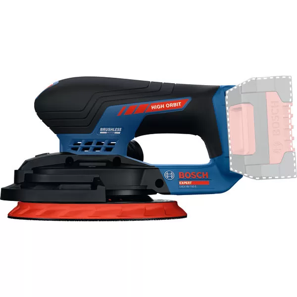 Aku excentrická bruska Bosch EXEX18V-150-5 EXPERT, L-Boxx