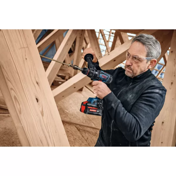 Aku vrtačka s příklepem Bosch EXSB18V-150 EXPERT, L-Boxx