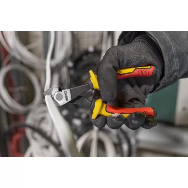 Kleště boční štípací DeWalt DWHT82801-0 1000V, laserem kalené, 160 mm