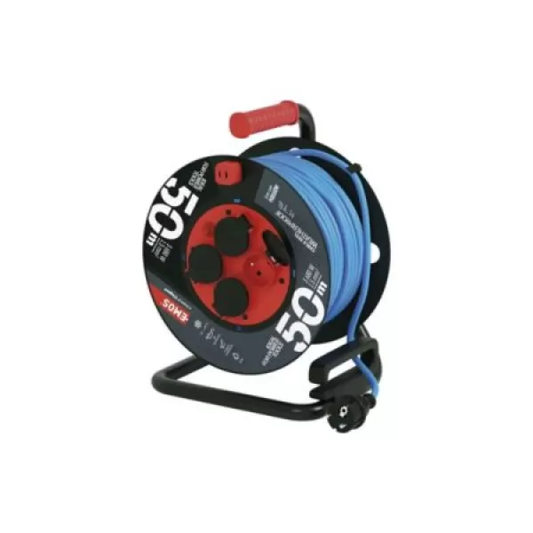 Prodlužovák bubnový 50m 230V, nemrznoucí 1,5mm PVC EMOS P08550W