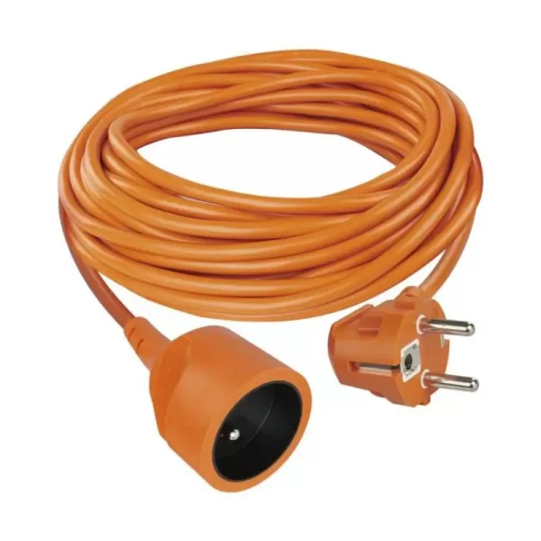 Kabel prodlužovací 10m EMOS P01110 PVC 230V, oranžový 1,5mm2
