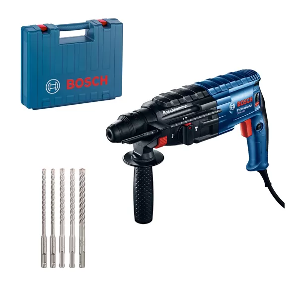 Kladivo vrtací Bosch GBH 240 Professional + SDS plus set (KASEL exclusive)