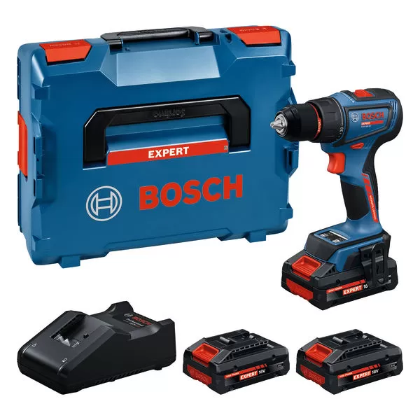 Aku vrtačka Bosch EXSR18V-90 EXPERT, 3 x aku, L-Boxx