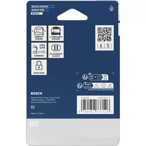 Svinovací metr 3 m s automatickou aretací Bosch Line
