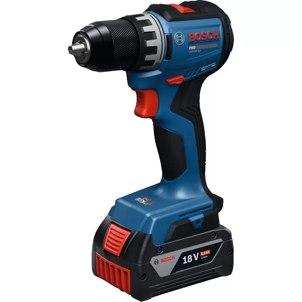 Aku vrtačka Bosch GSR 18V-52 Professional, 2x2,0Ah, L-Case 06019S0025