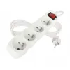 Kabel prodlužovací 4 zásuvky 3m EMOS P1413 s vypánačem PVC, 230V 1 mm2