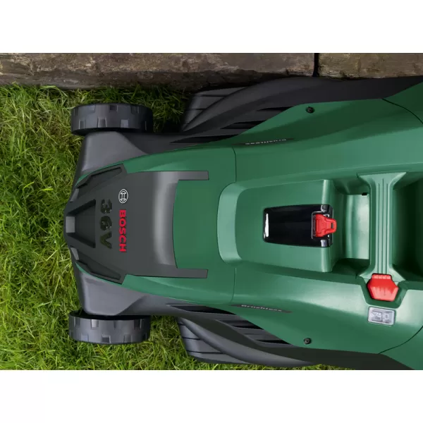 Aku rotační sekačka Bosch AdvancedlRotak 36V-40-650, 2 × aku 36V/2.0Ah