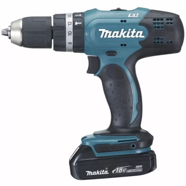 Aku vrtačka s příklepem Makita DHP453SYE 18V LI
