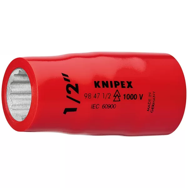 Hlavice nástrčná 1/2" izolovaná 1000V, Knipex