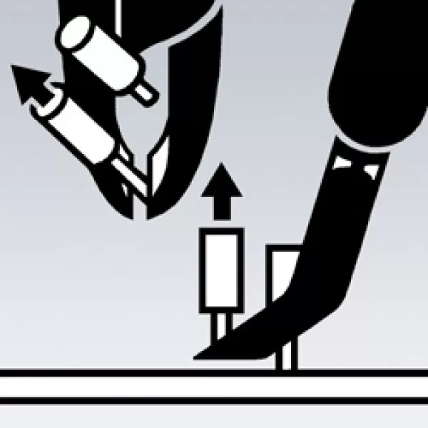 Kleště štípací čelní pro elektroniku, Knipex