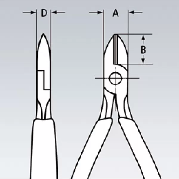 Kleště štípací boční pro elektroniku, Knipex