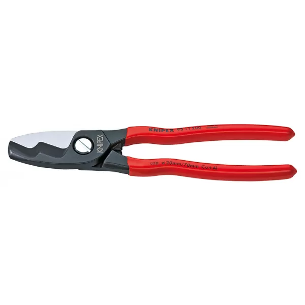 Nůžky na kabely s dvojitým břitem, Knipex