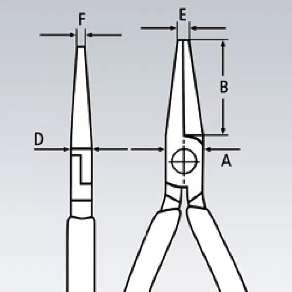 Kleště přesné pro elektroniku - půlkulaté ESD, Knipex