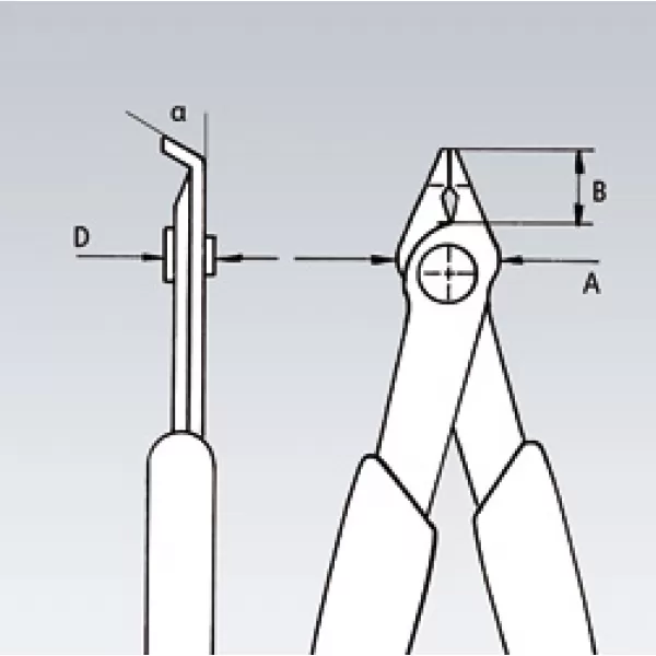 Kleště štípací boční Electronic Super Knips® ESD, Knipex