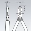 Kleště štípací boční, přesné ESD, Knipex