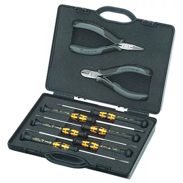 Sada s kleštěmi pro elektroniku, Knipex