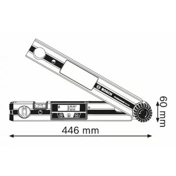 Úhloměr digitální Bosch GAM 220 Professional 0601076500