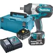Aku rázový utahovák Makita DTW1001RTJ, 18V/5,0Ah, 3/4", 1250Nm