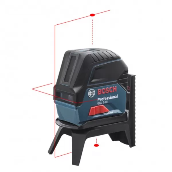 Křížový laser Bosch GCL 2-15 Professional +RM1+držák+kufr 0601066E02