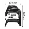 Křížový laser Bosch GCL 2-15 Professional +RM1+držák+kufr 0601066E02