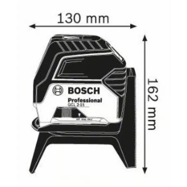 Křížový laser Bosch GCL 2-15 Professional +RM1+držák+kufr 0601066E02