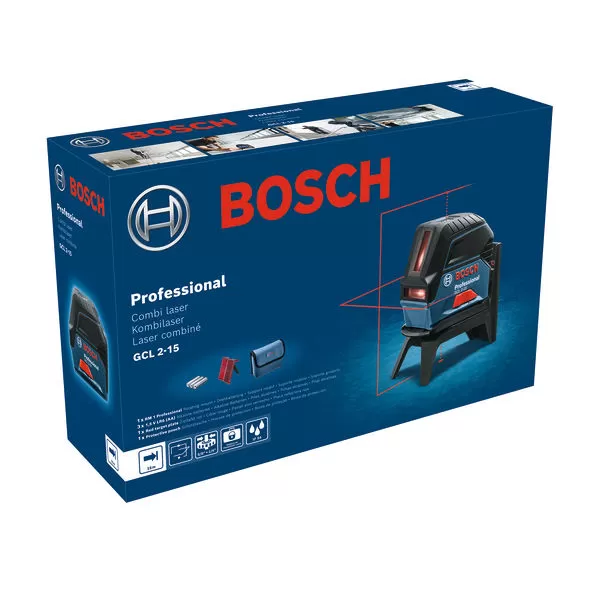 Křížový laser Bosch GCL 2-15 Professional +RM 1 Professional 0601066E00