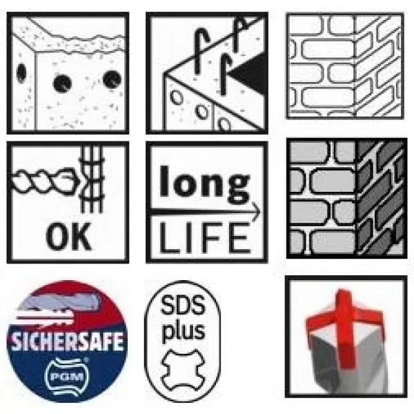 Vrták do kladiv Bosch SDS plus 5X 4-břit