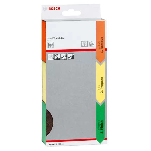 Sada brusných houbiček Bosch S471 /bal.3ks/ 2 608 621 253