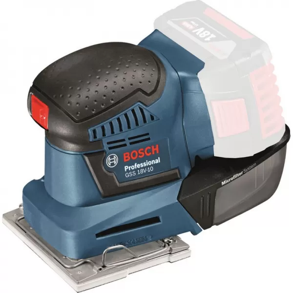 Aku bruska vibrační Bosch GSS 18V-10 Professional solo 06019D0200