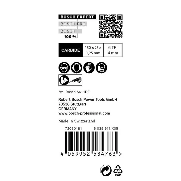 Sada pilek S 957 CHM EXPERT Window Demolition Bosch /bal.10ks/