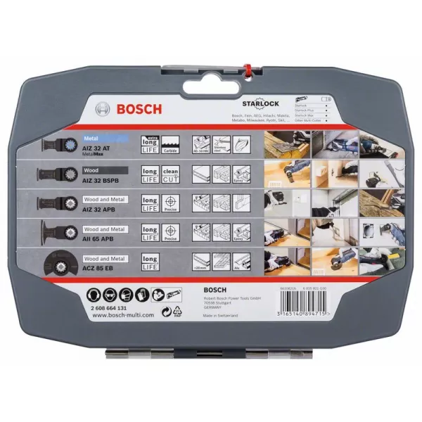 Sada pilových listů Bosch STARLOCK v boxu /bal.5ks/ 2608664131