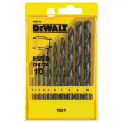 Sada vrtáků Dewalt HSS-R DT5911/bal.10ks/