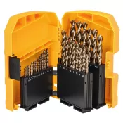Sada vrtáků do kovu 1-13mm DeWALT HSS-E Cobalt 8% /bal.29ks/ DT4957