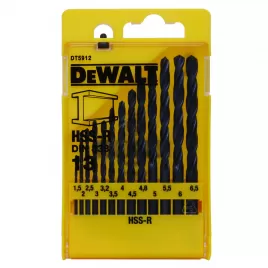 Sada vrtáků do kovu Dewalt HSS-R  DT5912/bal.13ks/