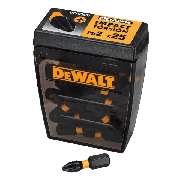 Sada bitů PH2 DeWALT Impact Torsion /bal.25ks/