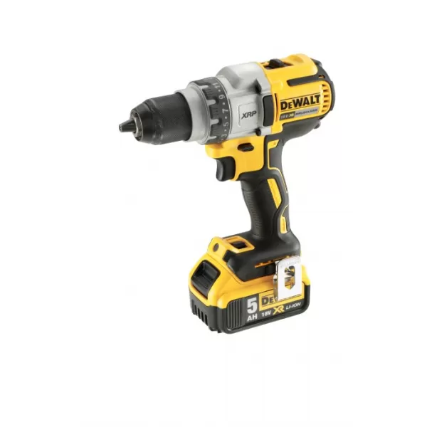 Aku vrtačka DeWALT DCD991P2-QW, 18V XR, 2x aku Li-Ion / 5,0 Ah, bezuhlíková