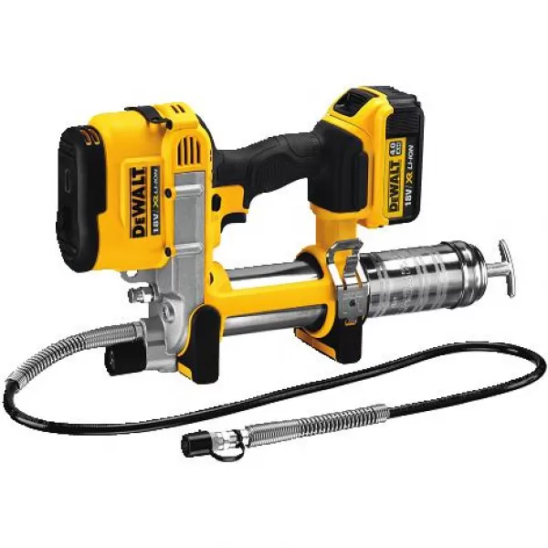Aku mazací lis DeWALT DCGG571M1, 18V XR, 1x aku Li-Ion / 4,0 Ah