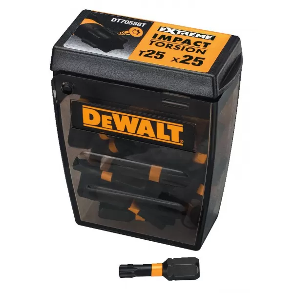 Sada bitů T25 DeWALT Impact Torsion /bal.25ks/