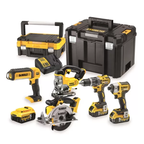 Aku sada nářadí DeWALT DCK551P3T, 18V XR, 3 x aku Li-Ion / 5,0 Ah