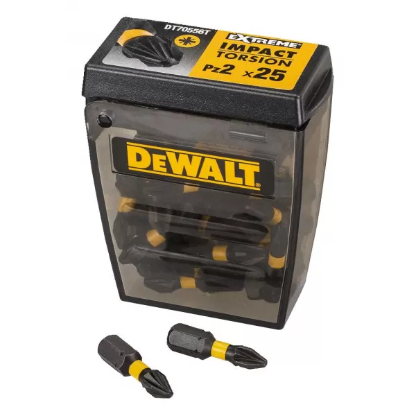 Sada bitů PZ2 DeWALT Impact Torsion /bal.25ks/