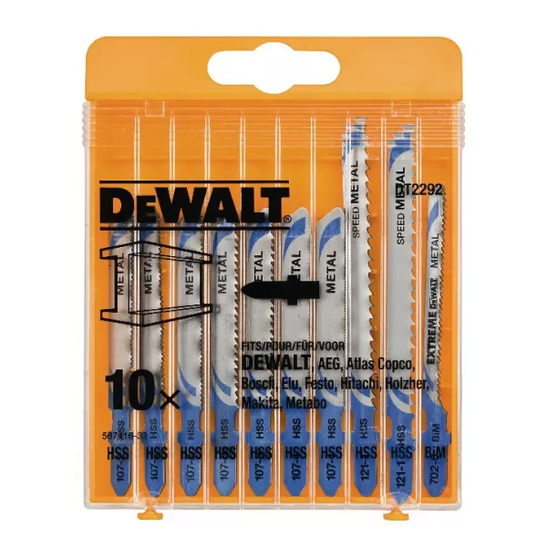 Sada pilek DeWALT DT2292- /bal.10ks/