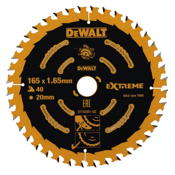 Pilový kotouč DeWALT EXTREME® 165x20 mm